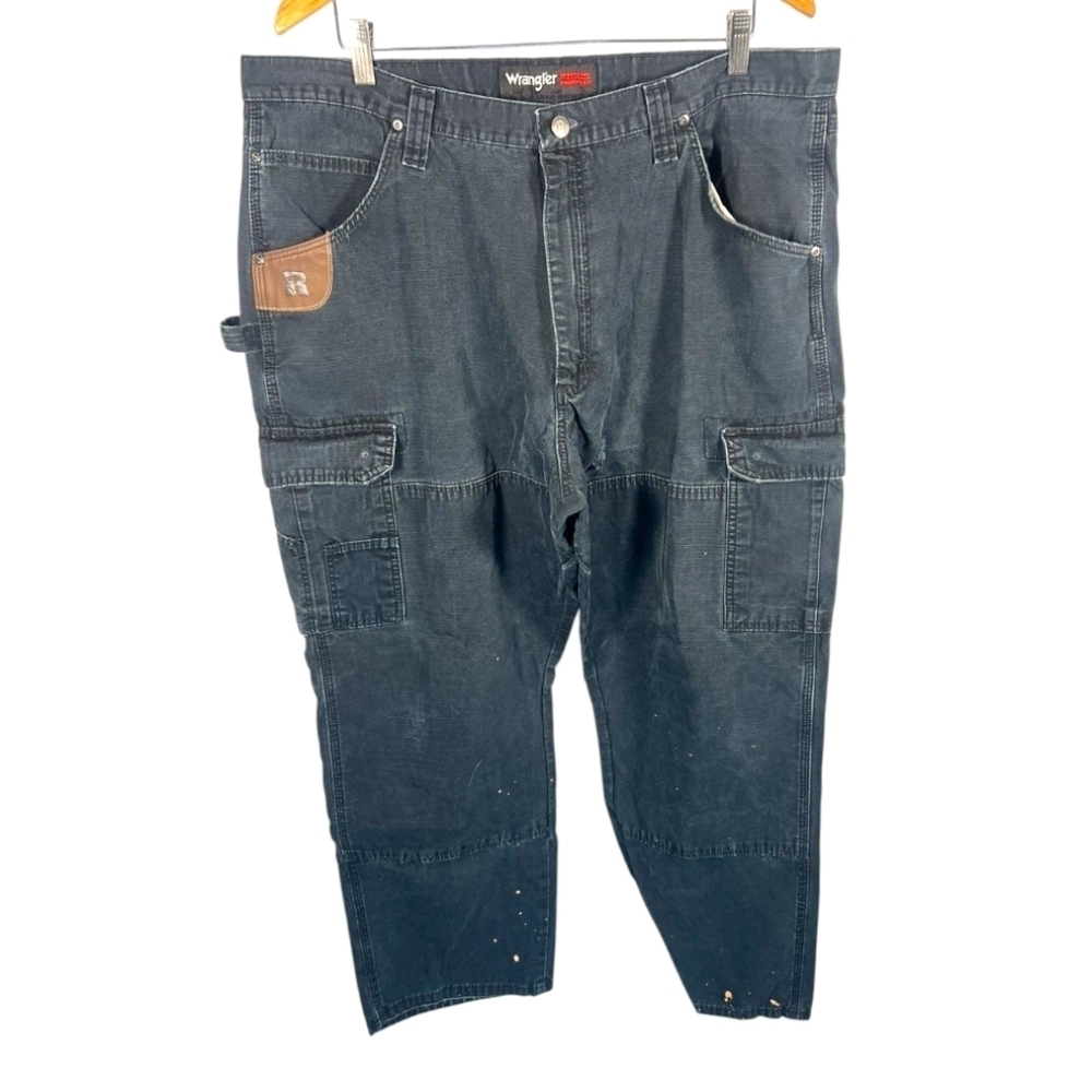 Y2K Wrangler Ruggs Distressed Workwear Utility Outdoor Work Men's Pants 40x30